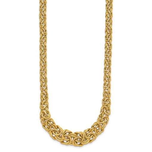 14k Graduated Byzantine Necklace - Image 5