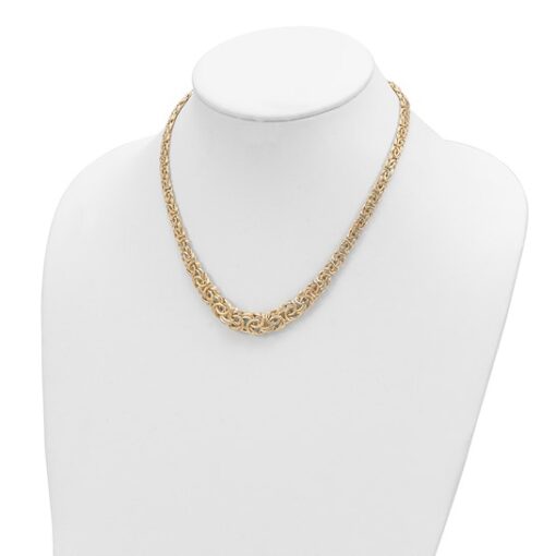 14k Graduated Byzantine Necklace - Image 4