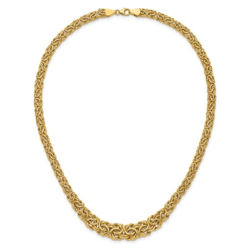 14k Graduated Byzantine Necklace - Image 3